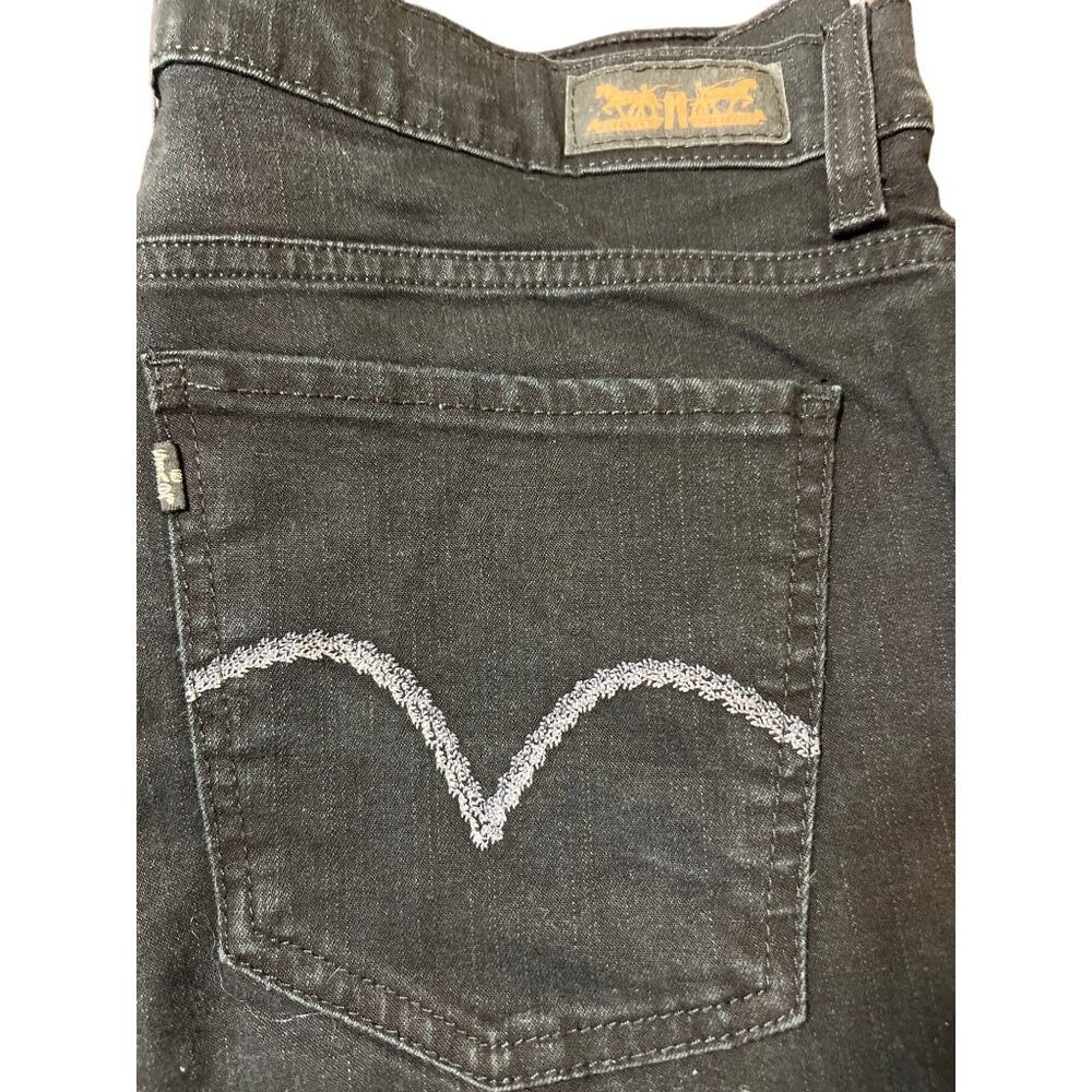 Levi's Women's Boot Cut Jeans - Dark Gray - Picture 4 of 5